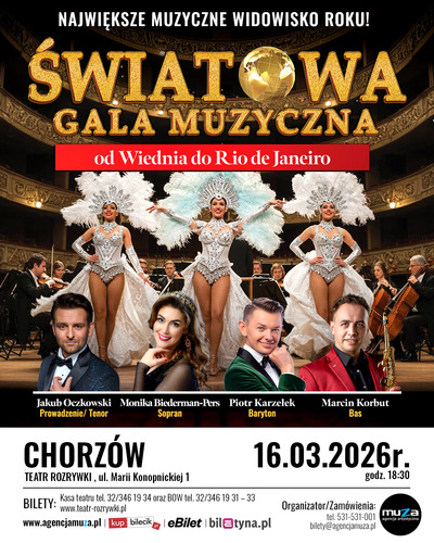 Plakat wydarzenia:  Światowa Gala Muzyczna 