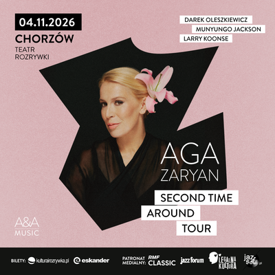 Plakat wydarzenia Aga Zaryan - Second Time Around Tour