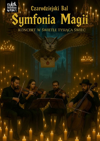 Plakat wydarzenia Symfonia Magii - koncert w świetle tysiąca świec