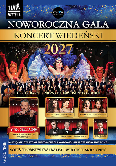 Plakat wydarzenia Noworoczna Gala - Koncert Wiedeński